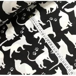 Tissu Chats et Pattes de Chat | Tissus Loup
