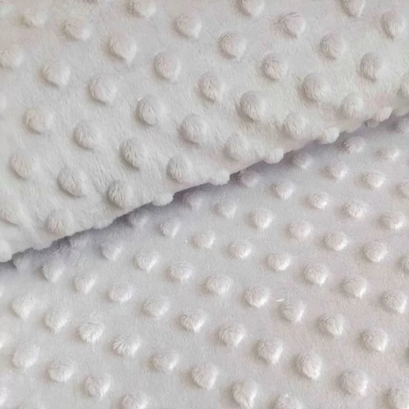 Tissu Minky Gris Clair | Tissus Loup