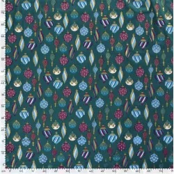 Cotton Fabric Christmas Balls | Wolf Fabrics