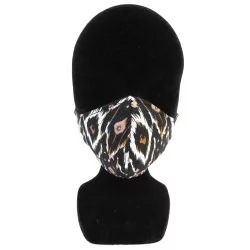 Máscara de protección Barrera étnica patrón reutilizable de moda. Nikita Loup