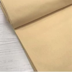 Farbe Sand Baumwollstoff | Wolf Stoffe