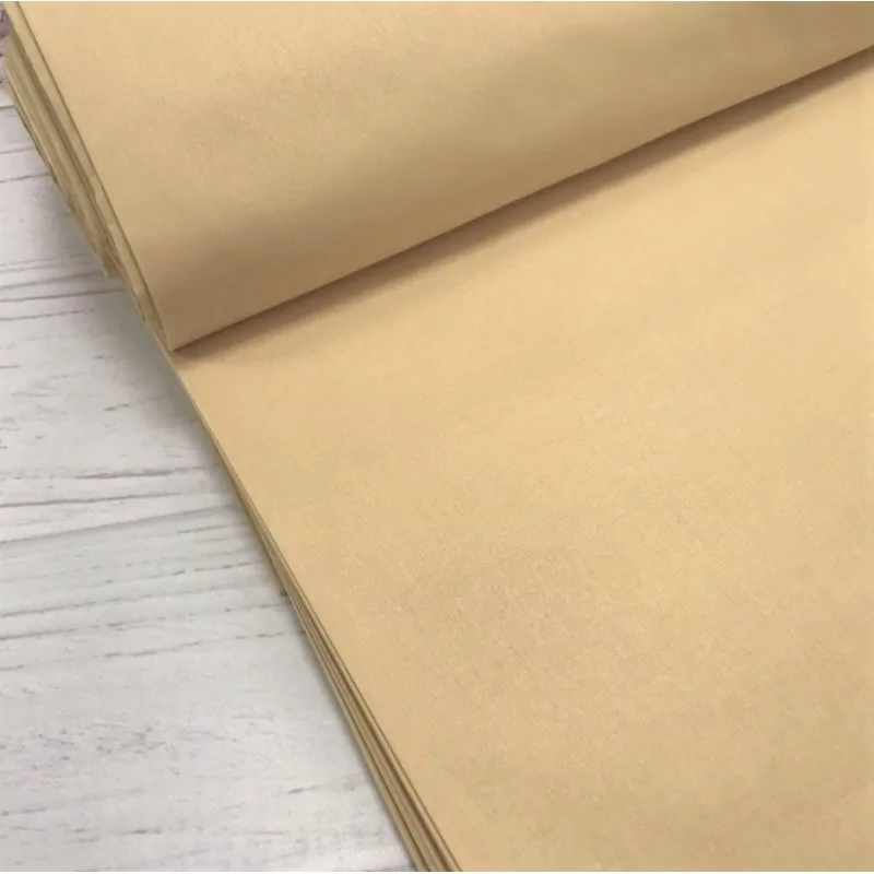 Cotton Color Sand Fabric | Wolf Fabrics