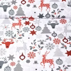 Magische Kerstmis Stof | Wolf Stoffen