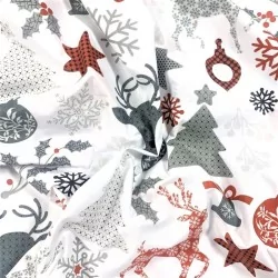 Magische Kerstmis stof | Wolf Stoffen