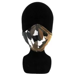 Diseño de camuflaje de barrera de protección de máscara en la moda reutilizable Afnor Nikita Loup
