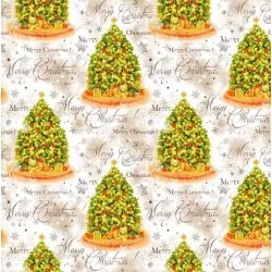 Tela Feliz Navidad Arbol de navidad | Telas Lobo