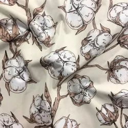 Cotton Flower Cotton Fabric | Wolf Fabrics
