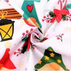 Tessuto di Cotone Elfi di Natale | Tissus Loup