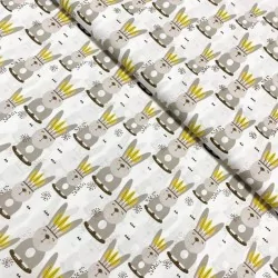 Tecido de coelho índio apache