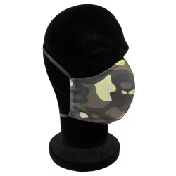 Maschera di protezione barriera mimetica design alla moda riutilizzabile AFNOR | Tissus Loup