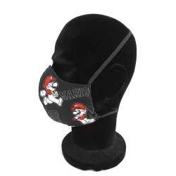 Masque protection barrière Mario Luigi design à la mode réutilisable AFNOR | Wolf Fabrics