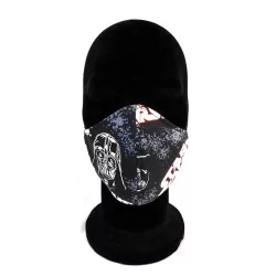 Maschera di protezione barriera Dark Vador design alla moda riutilizzabile AFNOR | Tissus Loup