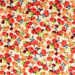 Tessuto Bouquet di Rose