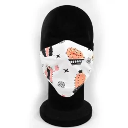Máscara de protección de luz de cactus para el verano reutilizable a Afnor hecho en Fayence Nikita Loup
