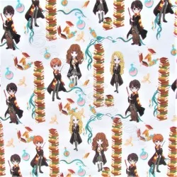 Tecido Harry Potter, Hermione e os Alunos de Hogwarts