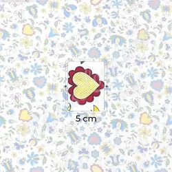 Fabric Cotton Magic flowers | Wolf Fabrics