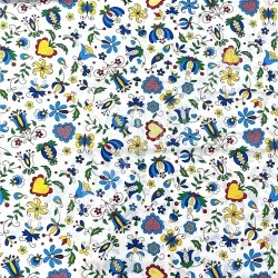 Fabric Cotton Magic flowers | Wolf Fabrics