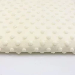 Minky Ecru fabric  |Wolf Fabrics