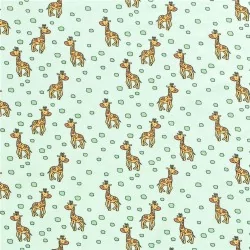 Jersey Stoff Kleine Giraffe