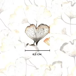 Fabric Cotton Ginkgo Biloba leaves | Wolf Fabrics