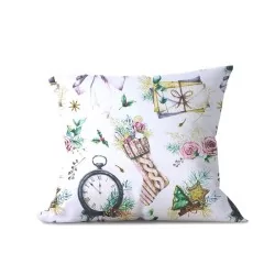 Fabric Cotton Christmas Clock  | Wolf Fabrics