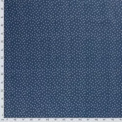 Stretch-Jeansstoff kleine Herzen | Wolf Stoffe