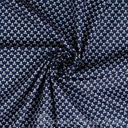 Tissu Coton Têtes de mort et Os Croisés | Tissus Loup