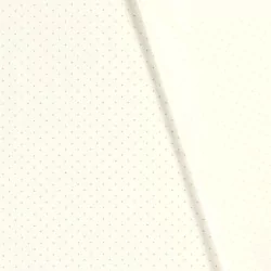 Fabric Cotton Golden Little Dots 2mm Off White Background | Wolf Fabrics