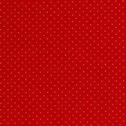 Fabric Golden Dots 2 mm red background