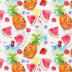 Jersey Fabric Summer Fruits