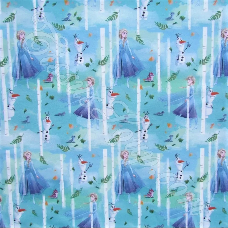 Elsa and Olaf Frozen 2 fabric | Fabrics Wolf