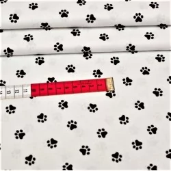 Tissu Pattes de Chat et de Chien | Tissus Loup