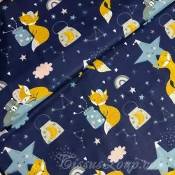 Fabric Fox and Star