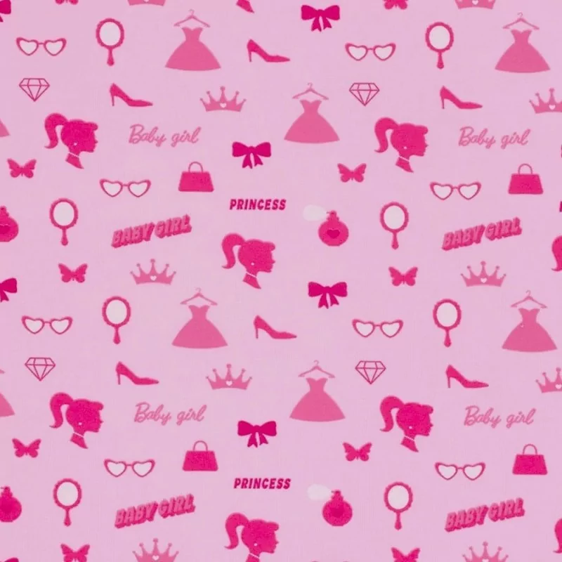 Jersey Fabric Baby Girl Princess | Wolf Fabrics