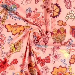 Tessuto Jersey Fiori Magici | Tessuti Lupo