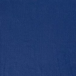 Tessuto Velluto a Coste Blu Reale larghe coste 4,5 mm | Tessuti Lupo