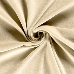 Tissu Velours jersey Beige Clair | Tissus Loup