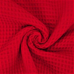 Wabenstoff Rot Waffelstoff