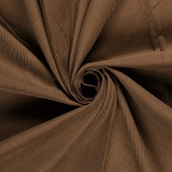 Tissu Velours Milleraies léger Marron en coton