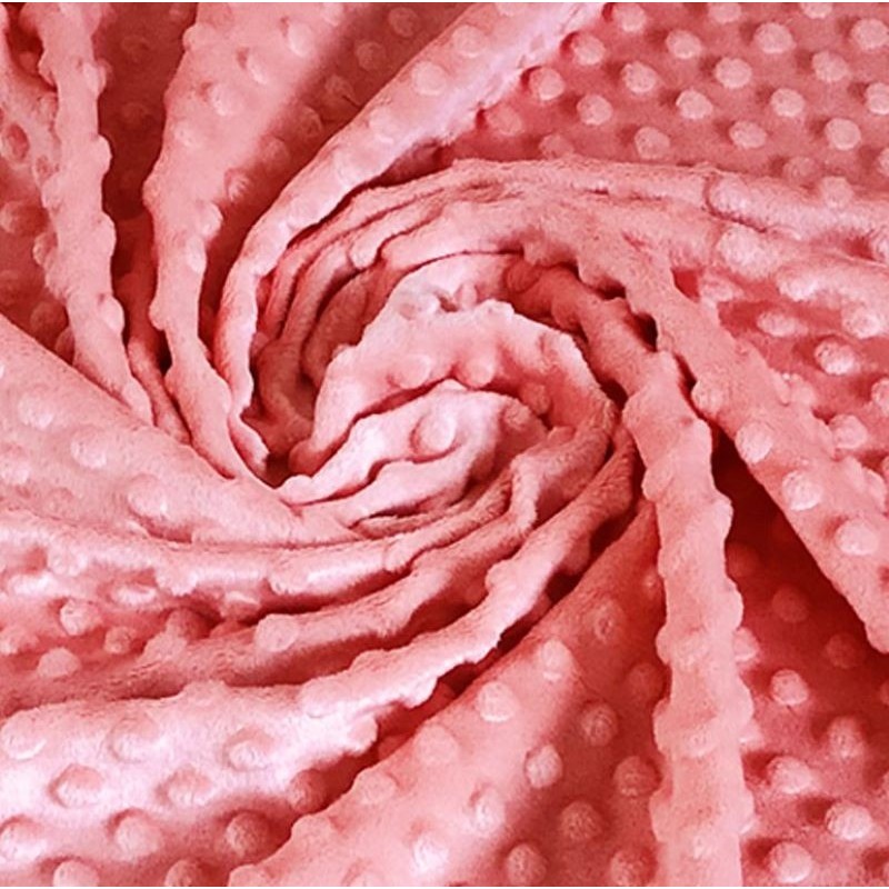 Tejido Mink Rosa Salmón | Telas Lobo