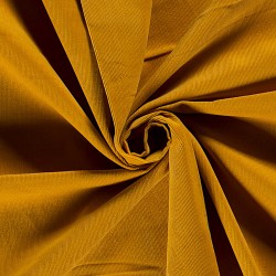 Ochre Lightweight Corduroy Fabric in Cotton
