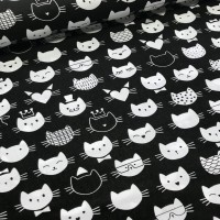 Cotton pattern Cat