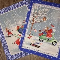 Kerst theedoek
