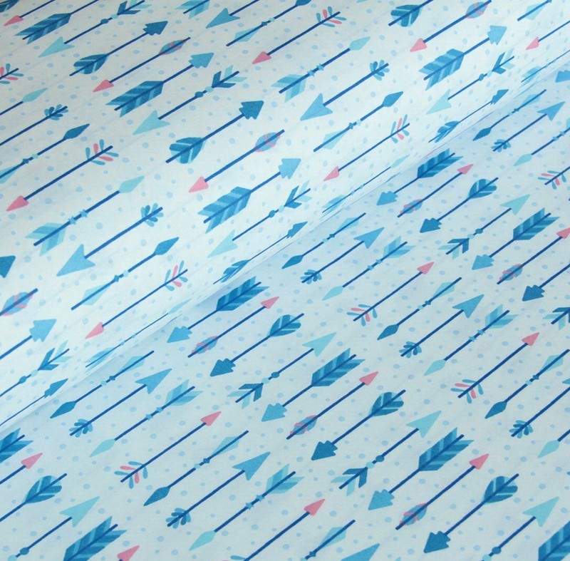 Fabric Blue arrows — 1