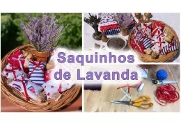 Tutorial de costura Saquinhos de Lavanda